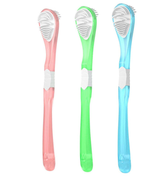 Double sided Silicone  Tongue cleaner