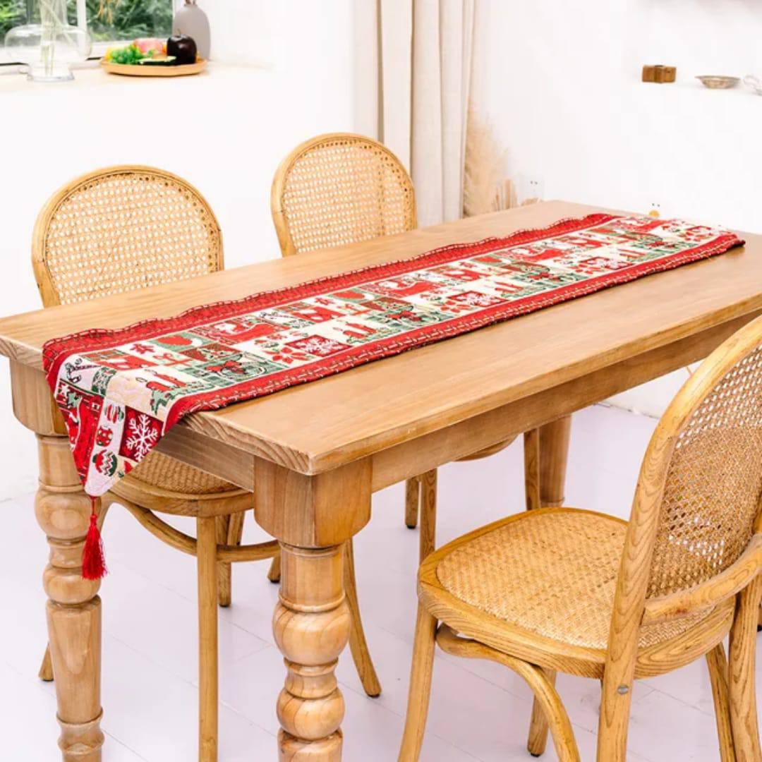 Christmas Knitted Fabric Tablecloth  Runner
35*180cm