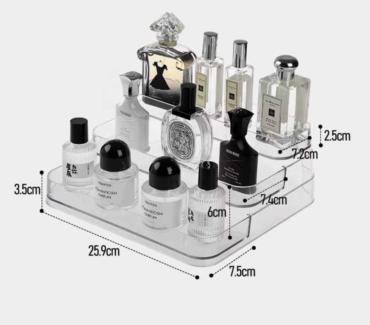 clear display rack