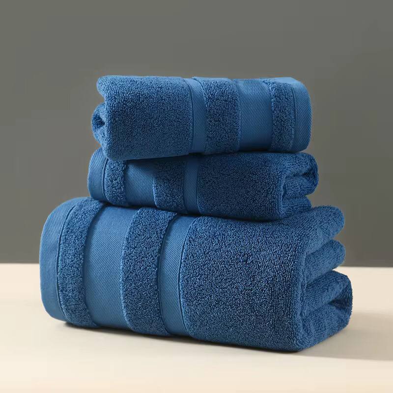 Combed Cotton Bath Towel Sets 3pcs