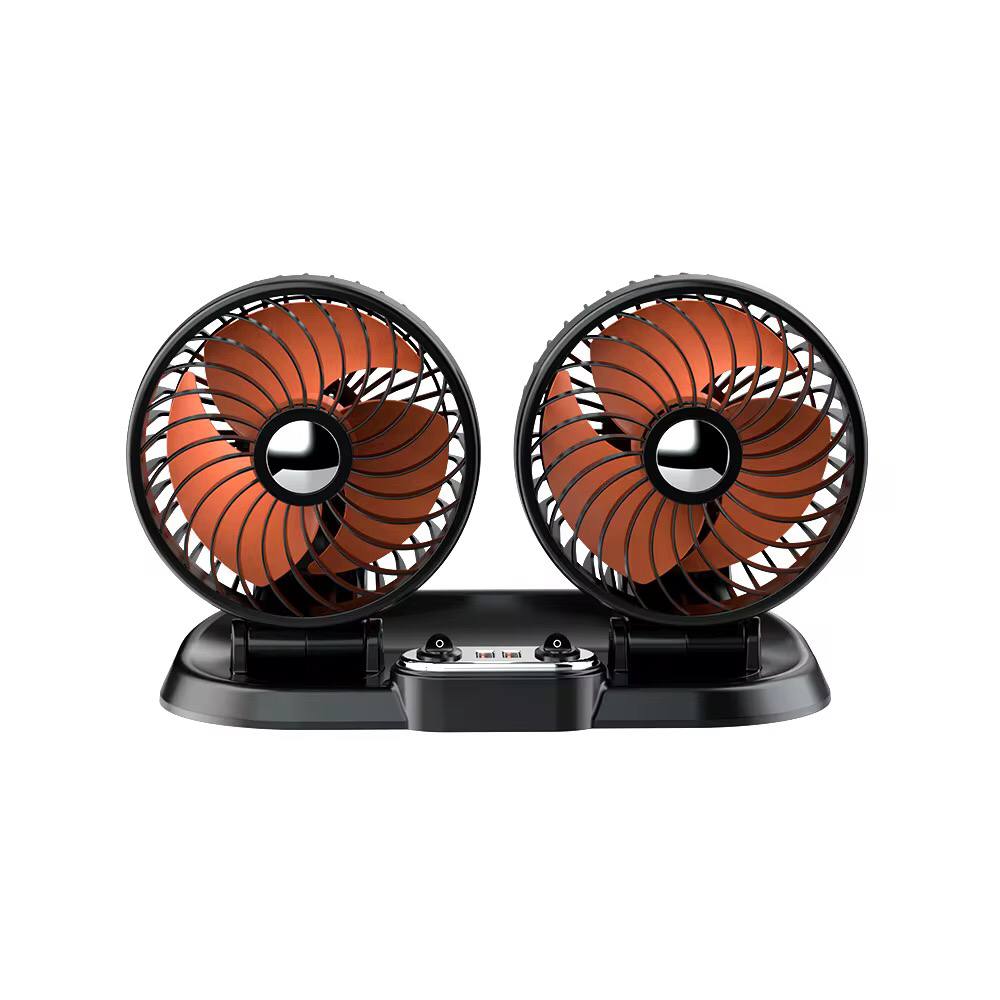 2 speed Double headed vehicle fan (Car Cigar lighter DC powered) 
 shopping