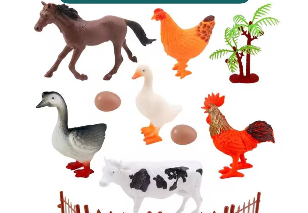 CBC Learning Farm Animals Adventure Set of 6 Animal Toy Figures
