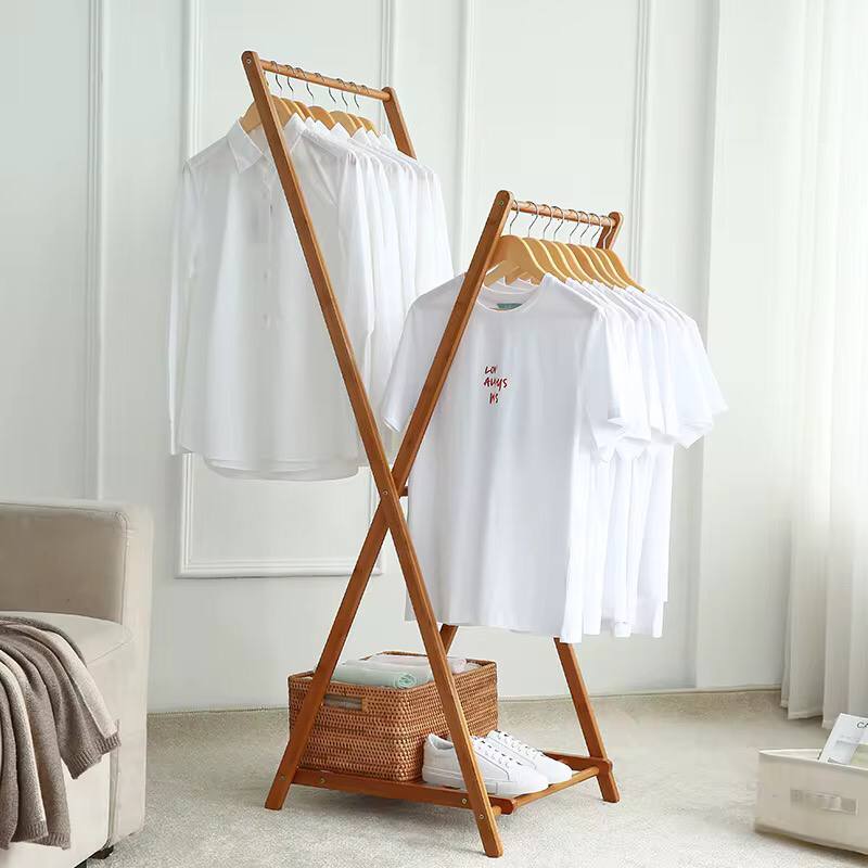 Bamboo cloth hanging rack
Strong
