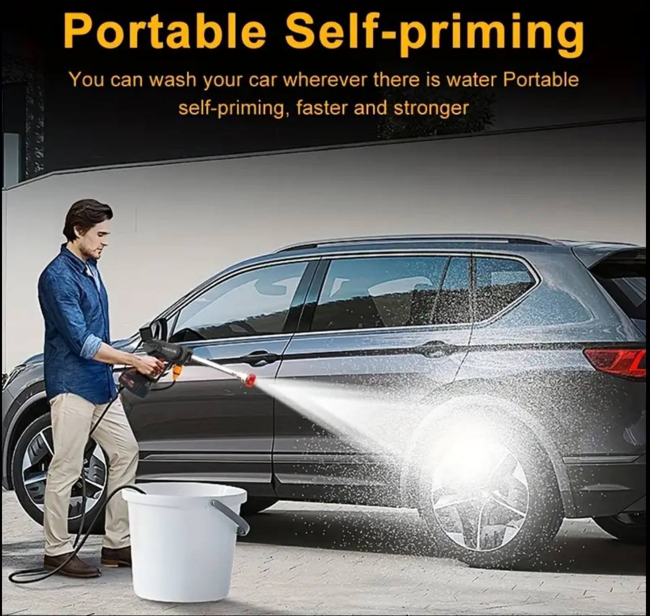 Recharge carwash gun