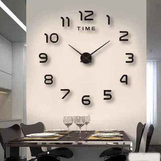 DIY Stylish and modern acrylics stickers clock.