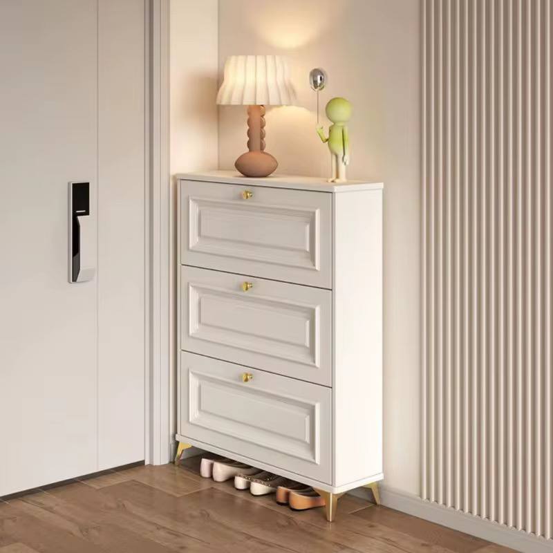 Modern luxury Bucket flip shoe cabinet