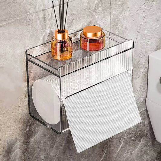 Toilet Tissue Box Plastics Toilet Paper Box Wall Mounted Paper Drawer