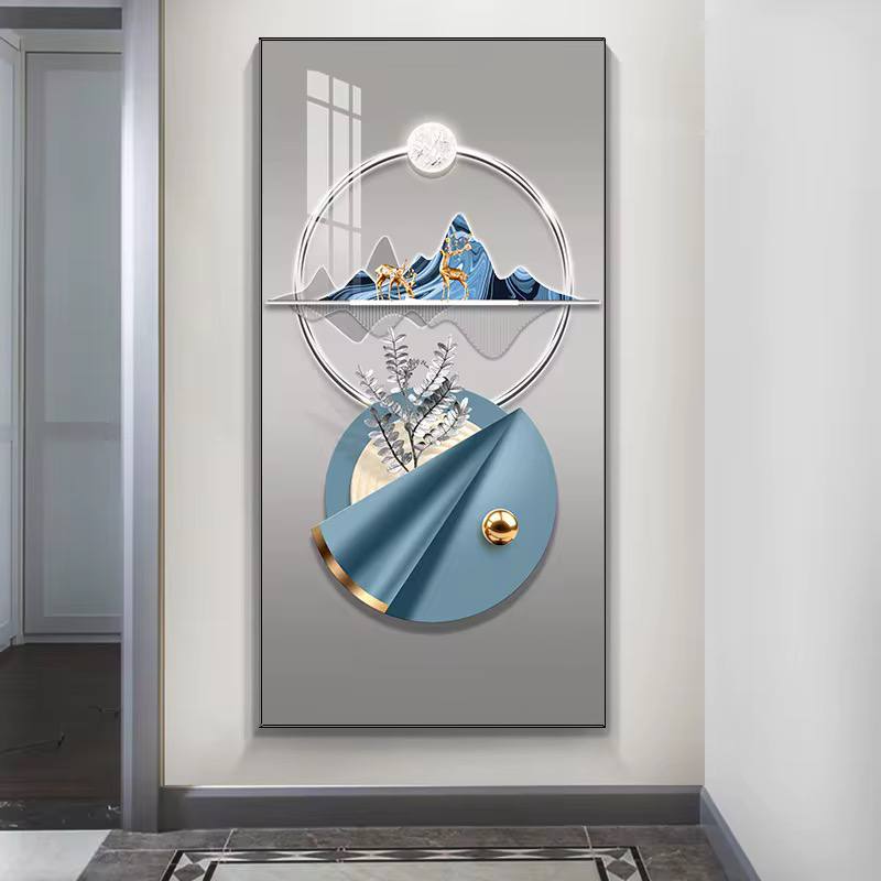 Crystal porcelain decorative painting
