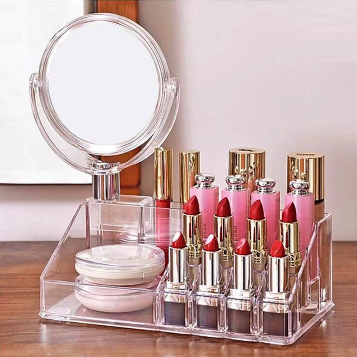 Acrylic cosmetic organiser