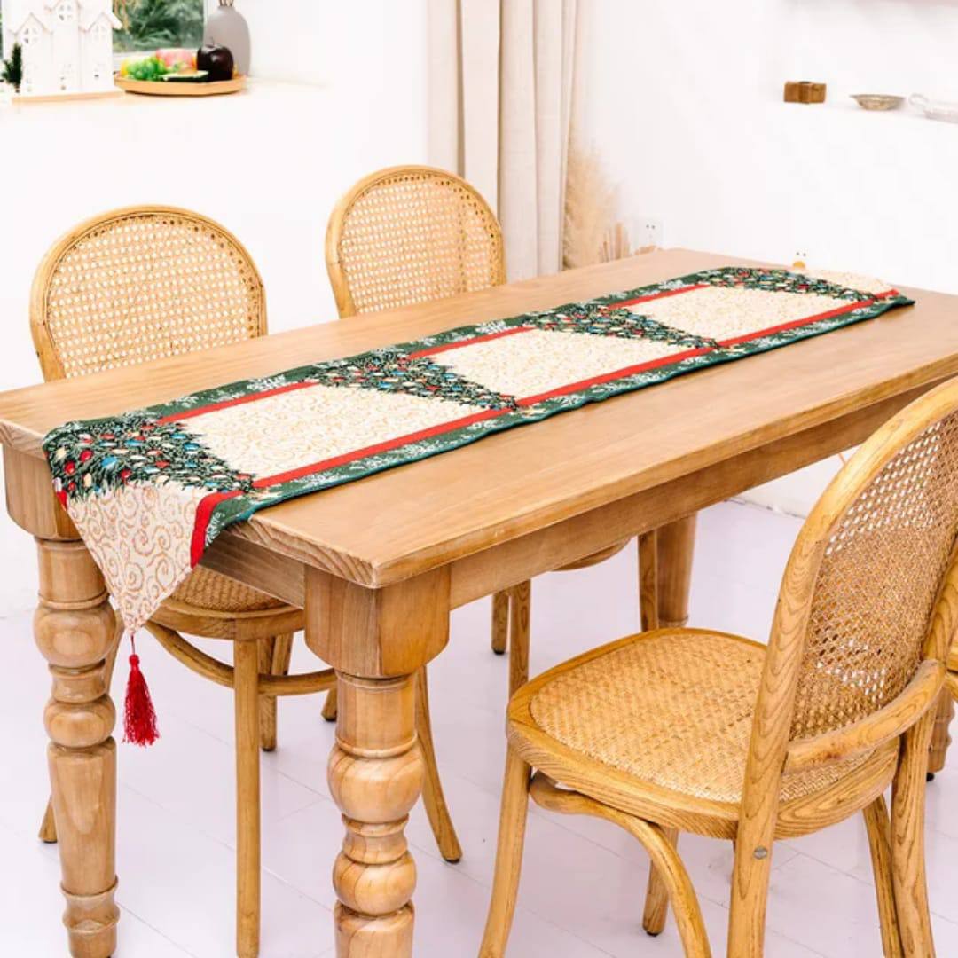 Christmas Knitted Fabric Tablecloth  Runner
35*180cm