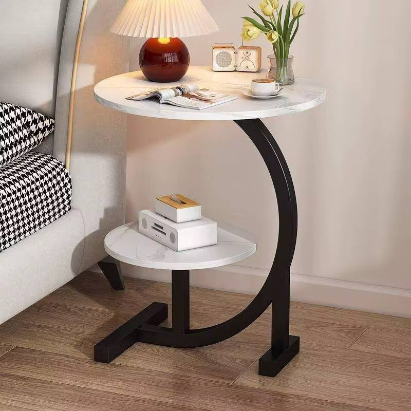 2 Tier Luxury Y-Shaped Side Table Living Room