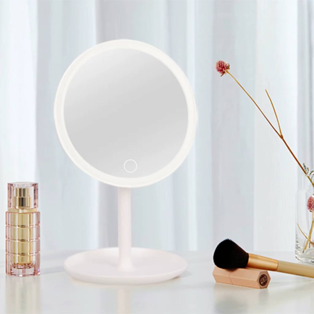 Rechargeable LED makeup  mirror