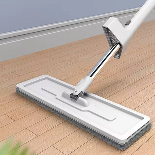 Household Flat Mops Hand-free Mop Bucket Set Lazy Mop God Large Flat Mop Clean Kitchen Mopping Plastic High Cleansing Power