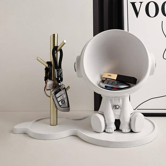 Home Decor Storage Astronaut 
Available in white & grey