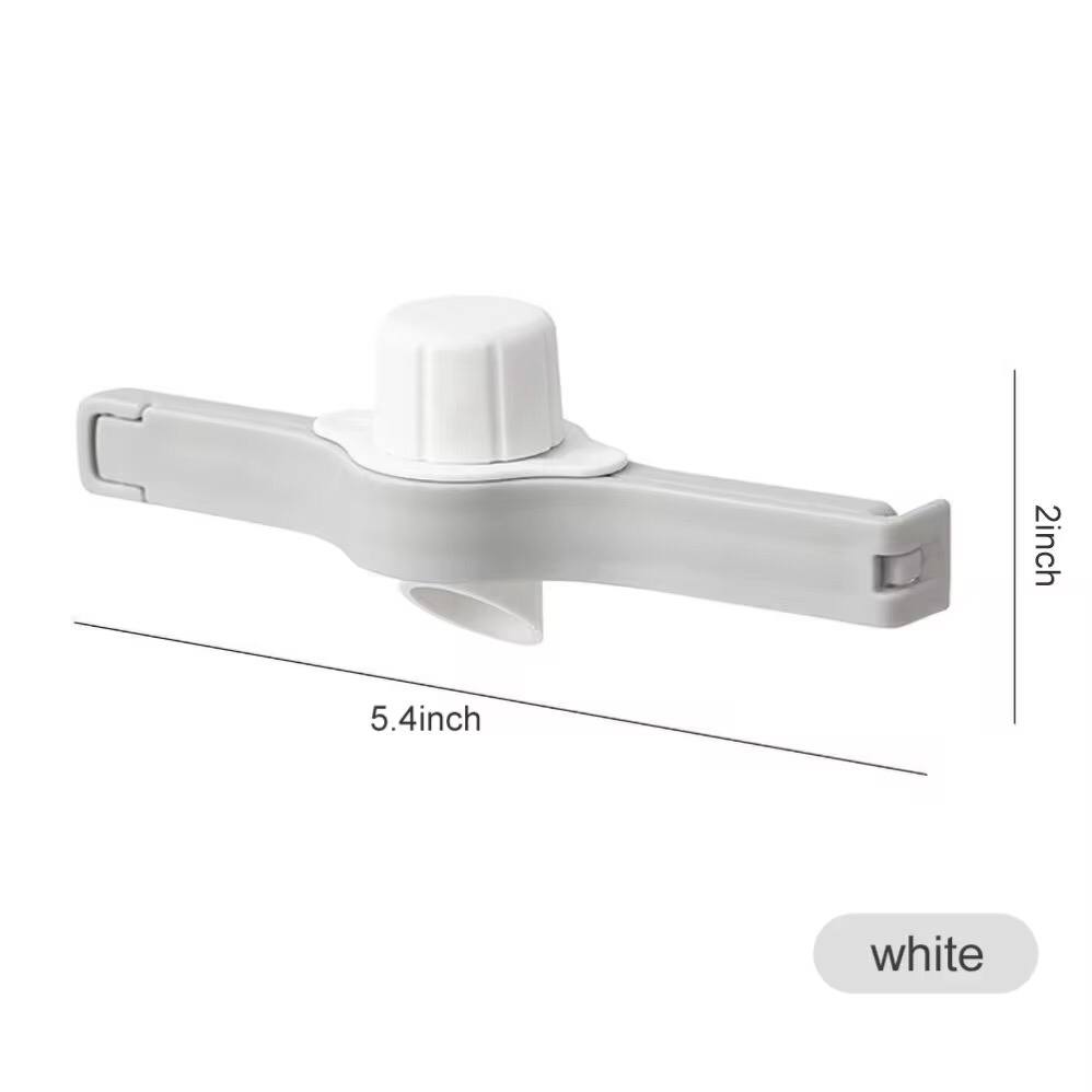1PC Snack Packaging Bag Sealing Clips Food Sealing Clips for Tea Leaf Reuseable Food Dispenser Nozzle with Lid Kitchen Tool