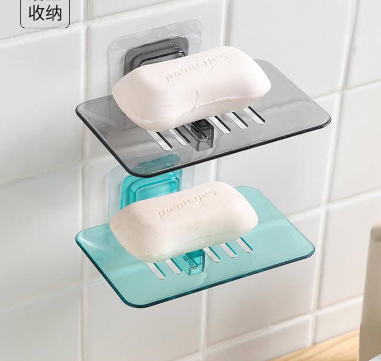 Transparent Drain Soap Holder