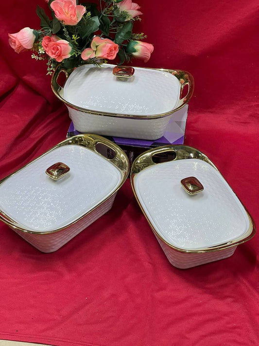 Elegant and simple serving dishes