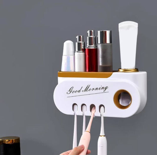 Good morning toothpaste dispenser