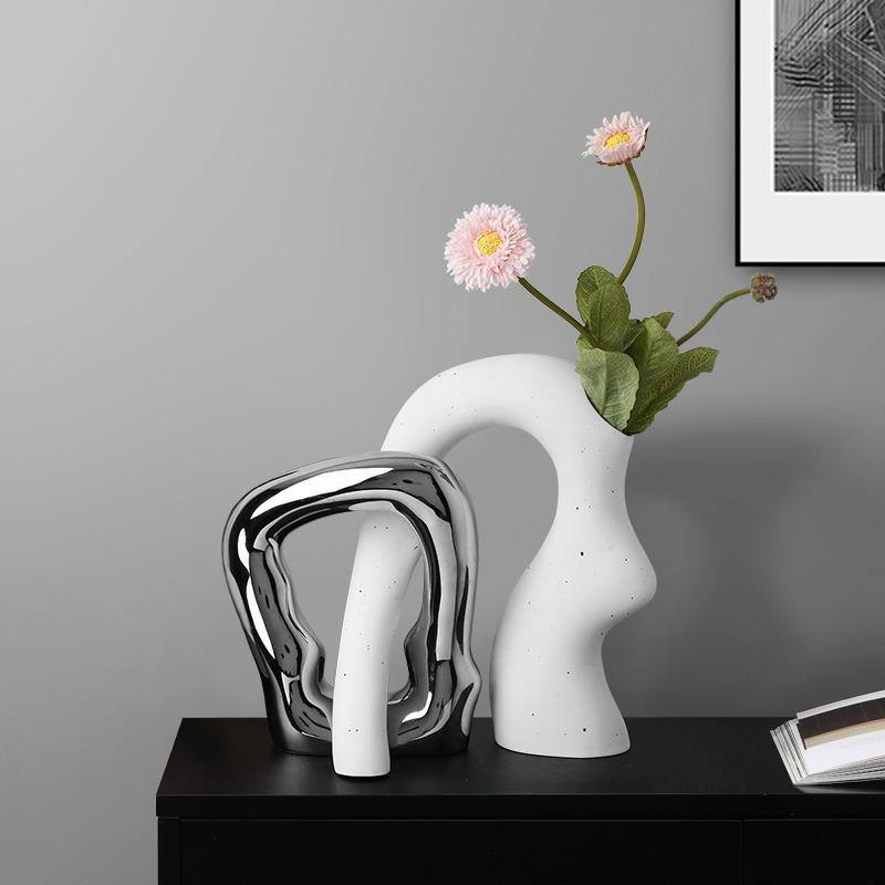 Creative interlocking Ceramic Decor Piece
