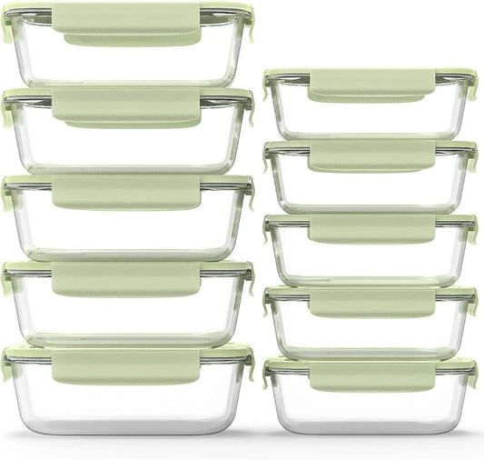 10 pcs Food grade glass lunch box