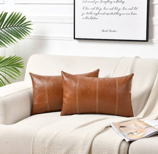 Premium quality leather Throw Pillow Cases
Rectangular 30*50cm