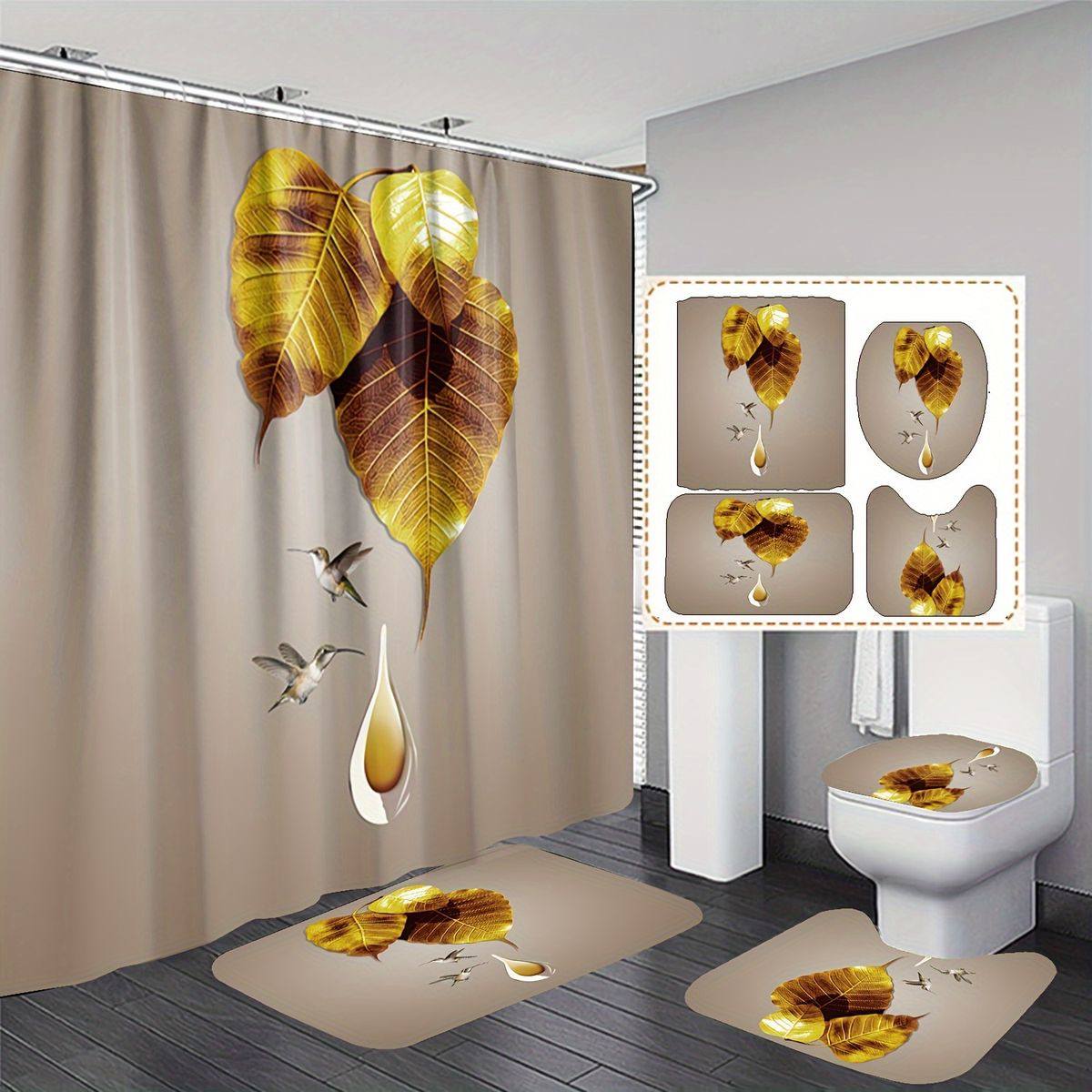 4 Pcs Bathroom set