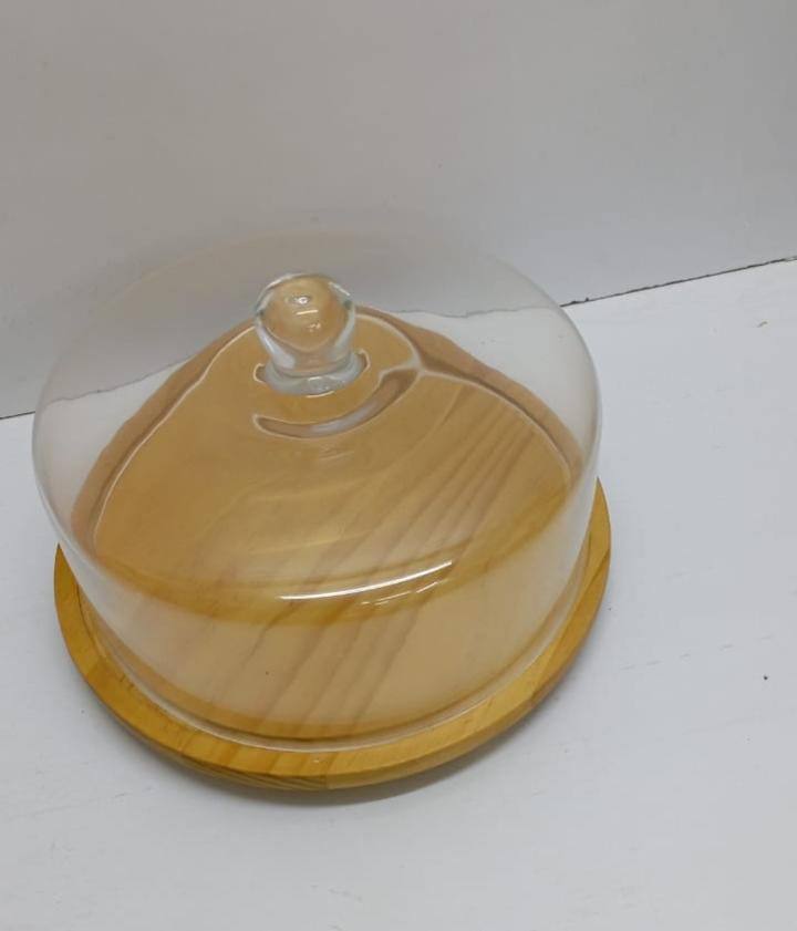 Doom shape glass cake cover
