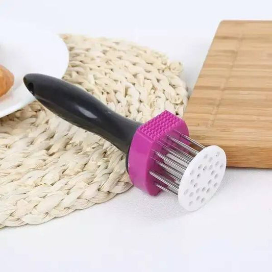 2 in 1 Meat Tenderizer Tool, 21 Stainless Steel Meat Tenderizer Needle,