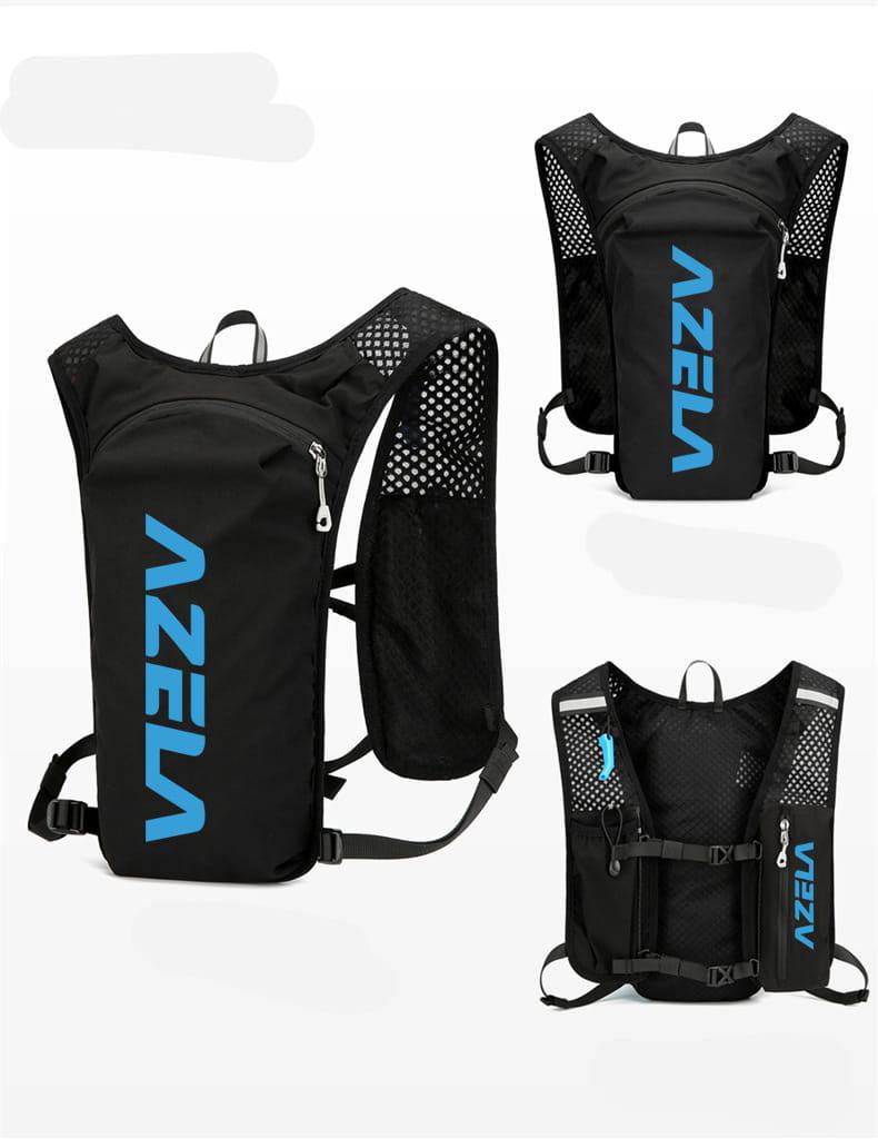Azela running lightweight hydration vest with 1.5L bladder & 250ml bottle