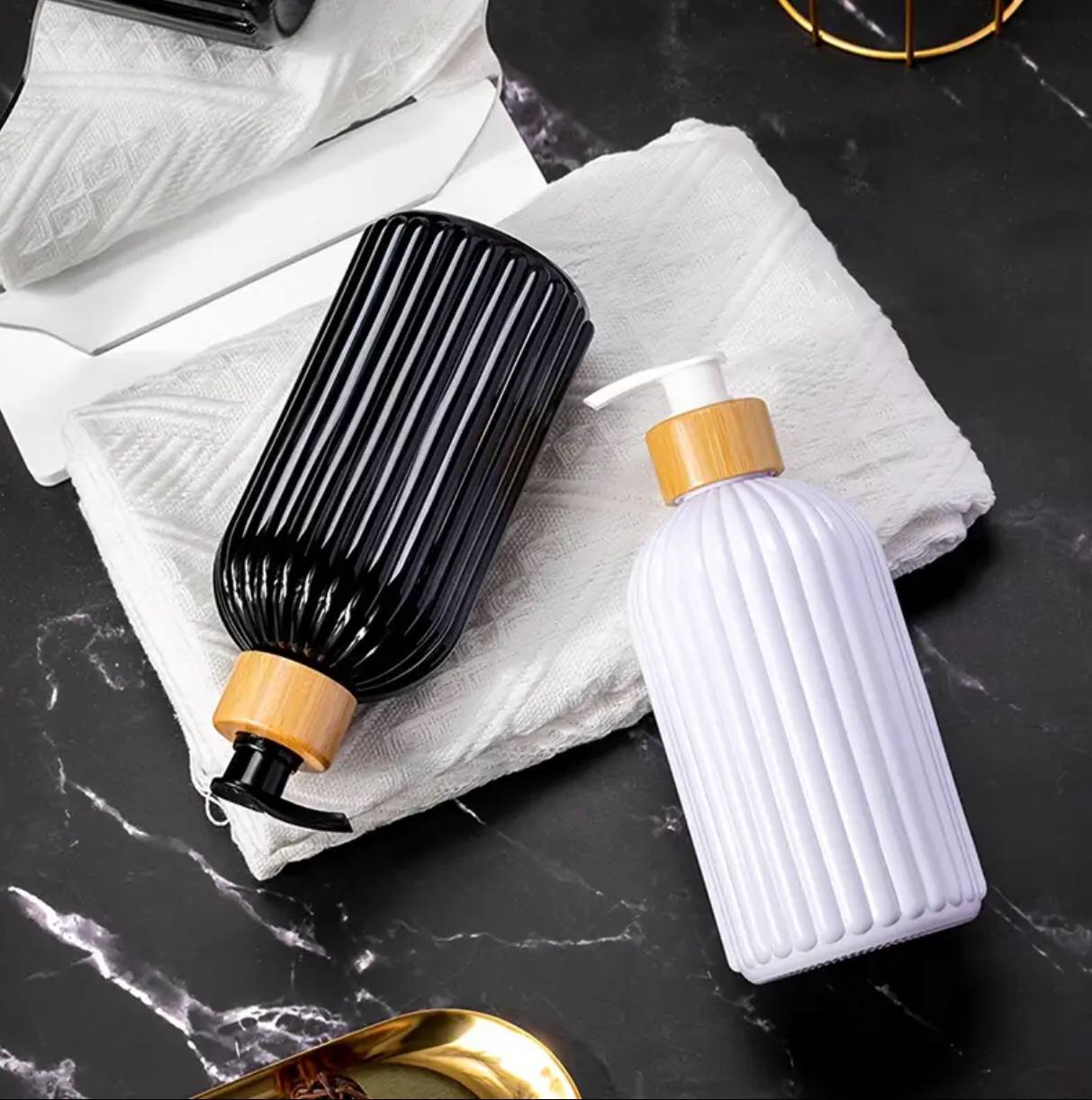 Luxury plastic unbreakable Lotion Bottle Soap and Gel Dispenser