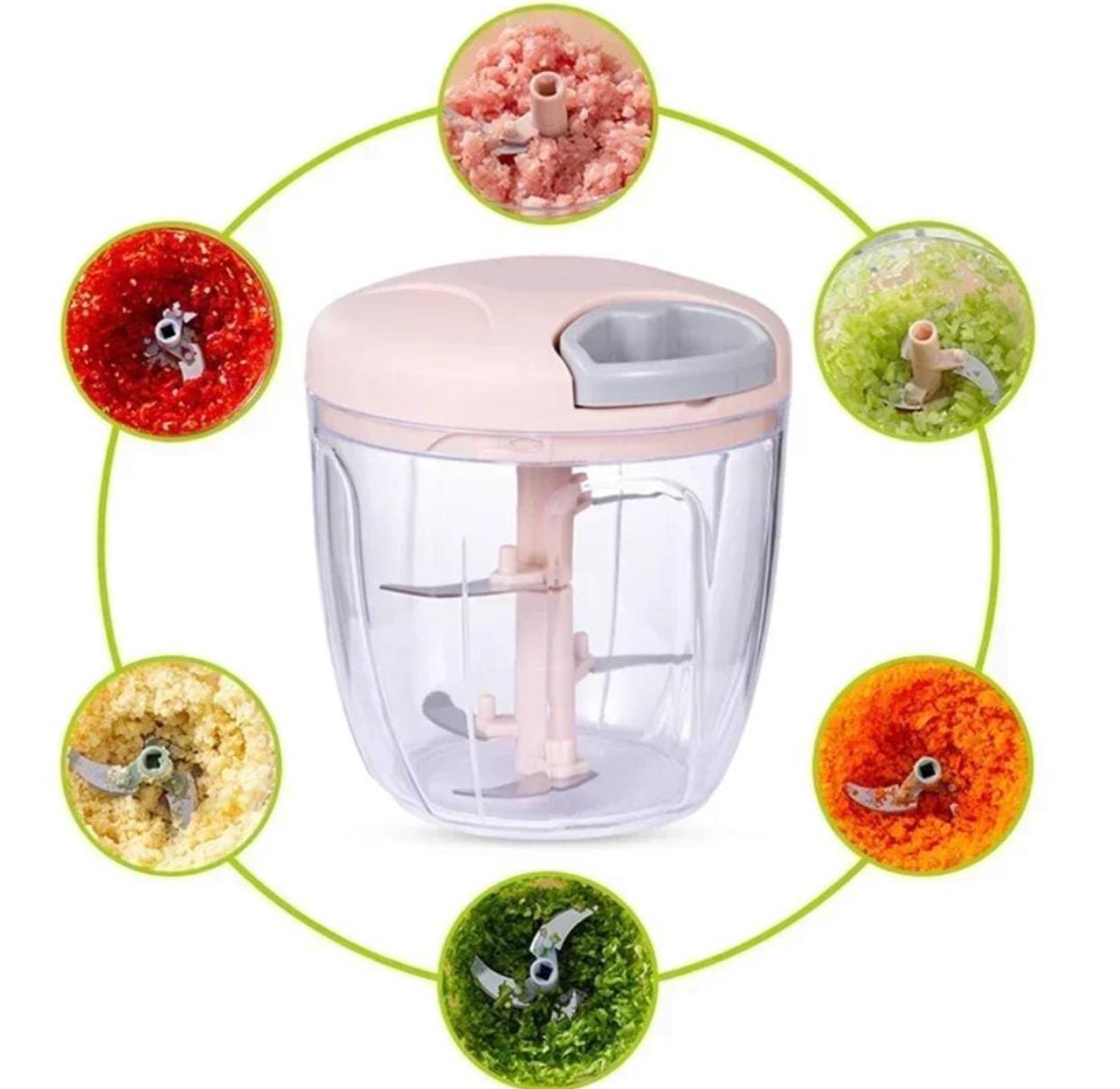 Manual pull  food chopper/cutter