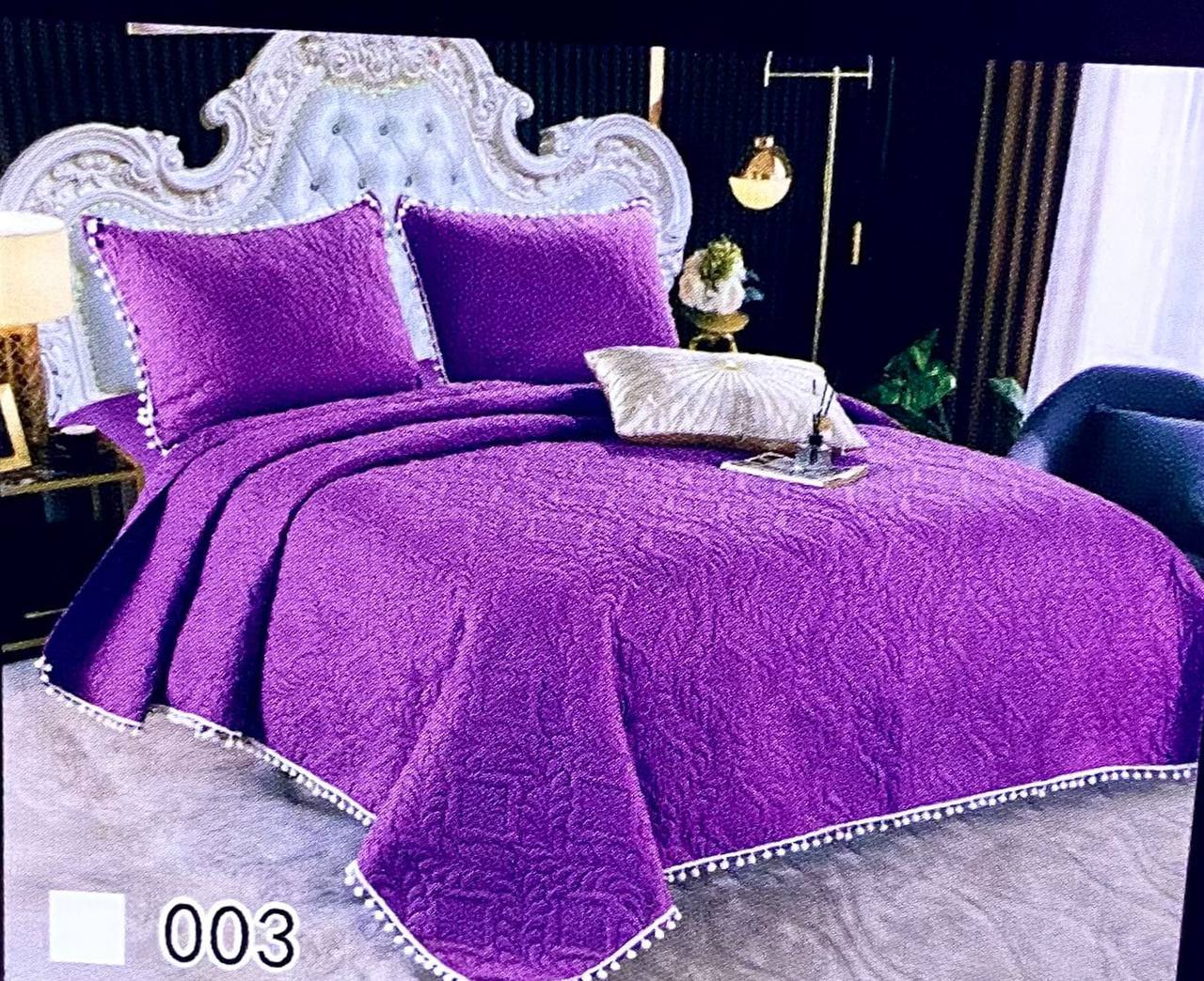 Bedcover one bedsheet two pillowcases
