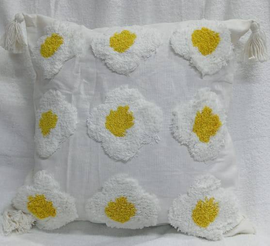 Boho  vintage tufted throw pillow covers