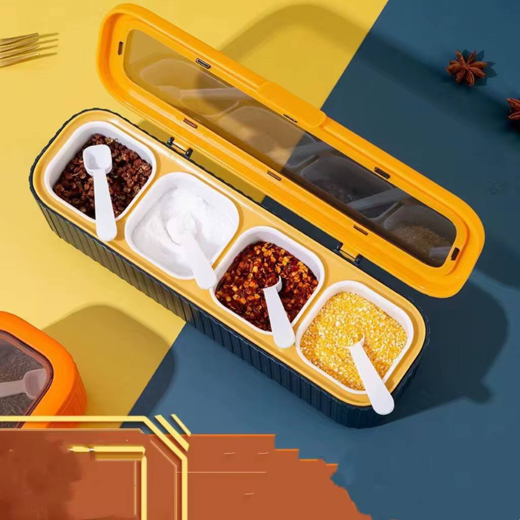 Multi-Compartment Seasoning Box