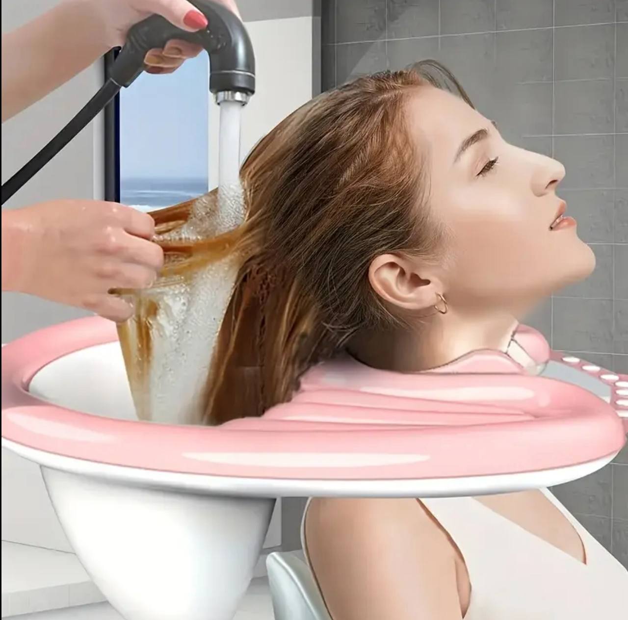 Inflatable high quality washing basin