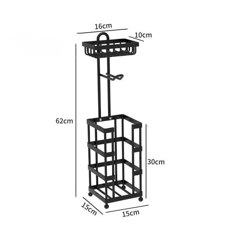 3 IN 1 HEAVY DUTY BATHROOM/TISSUE STAND