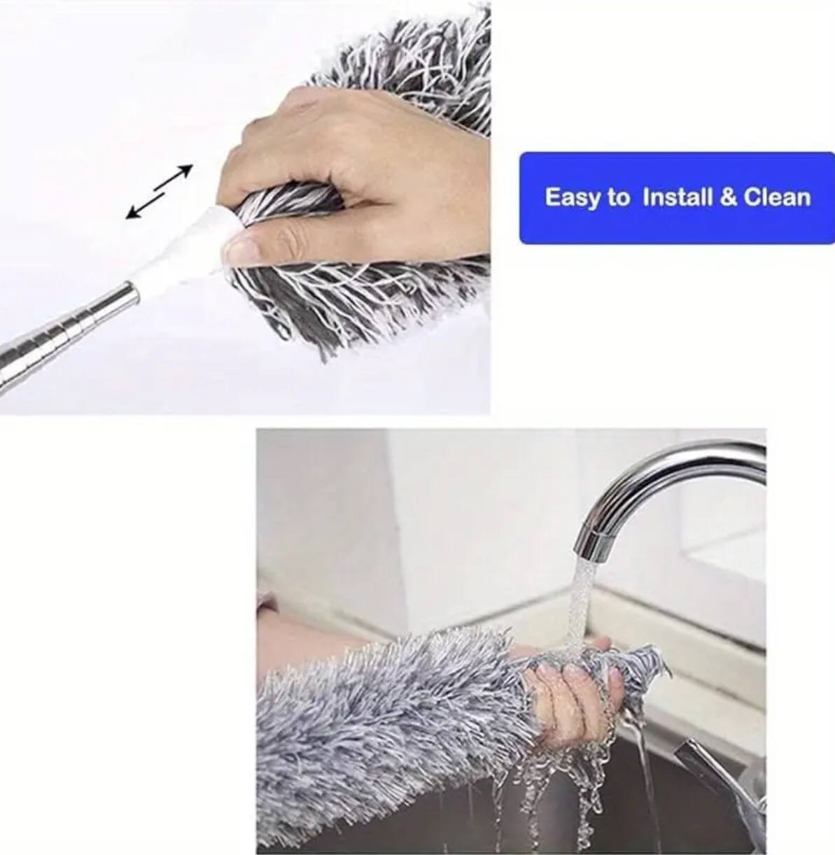 Multifunctional retractable duster
