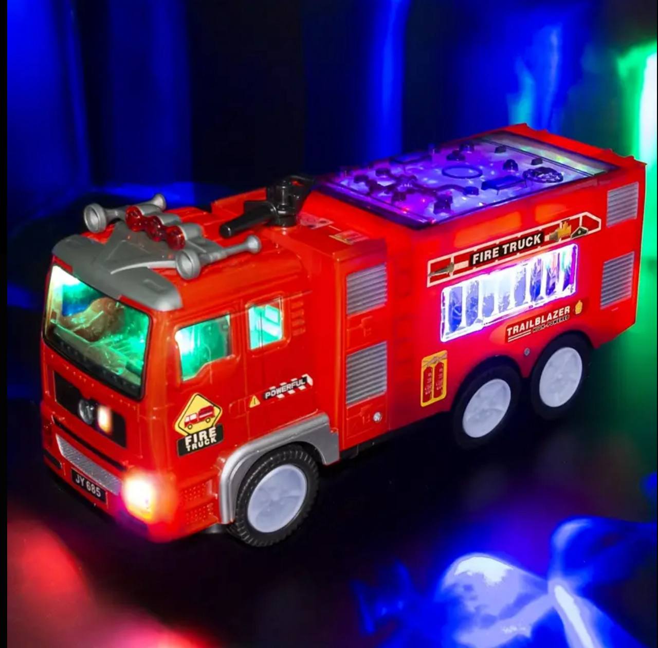 Kids battery controlled firetruck with sound and light