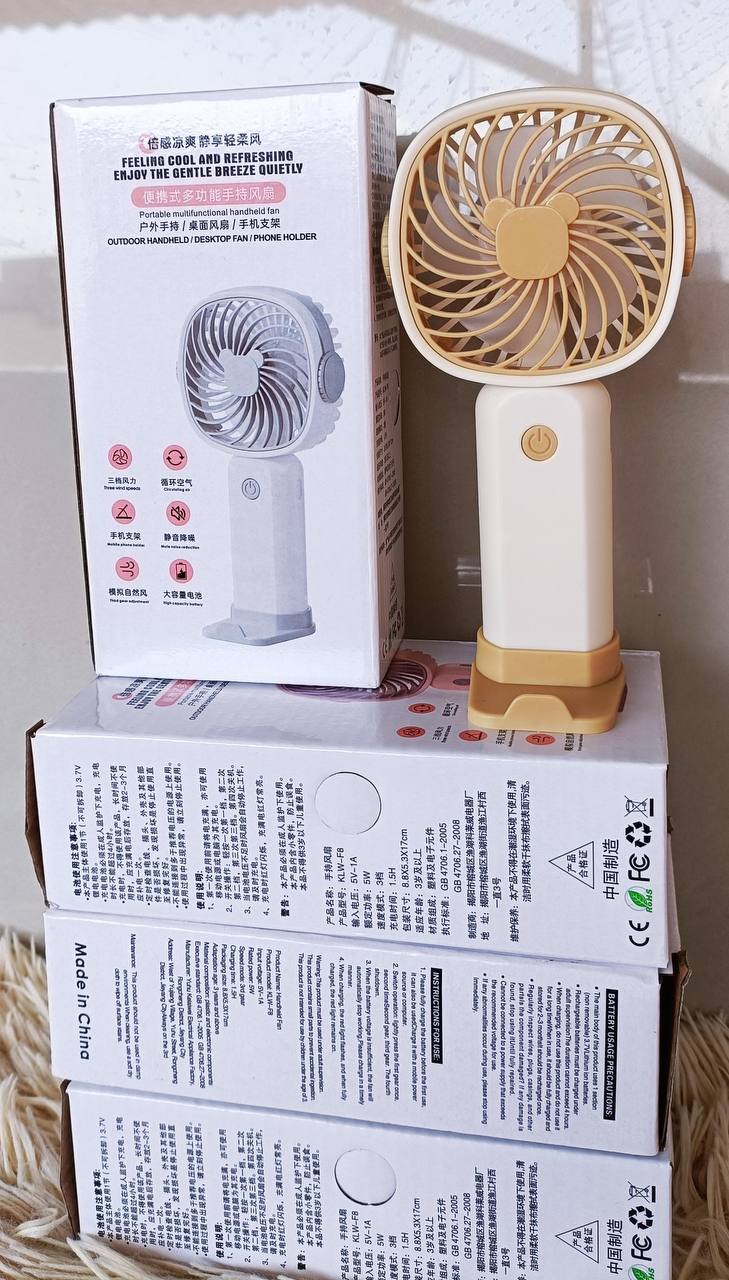 Portable multifunctional handheld fan