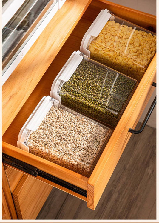 BPA-free, food-grade acrylic cereal jar