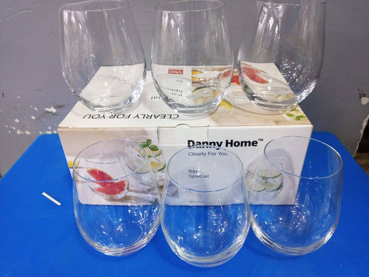 6 PCs clear cocktail glasses