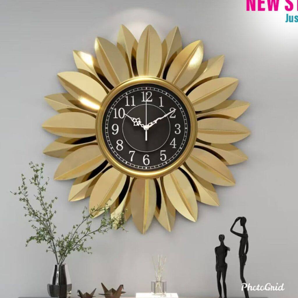 HANDCRAFTED SUNBURST WALL CLOCK