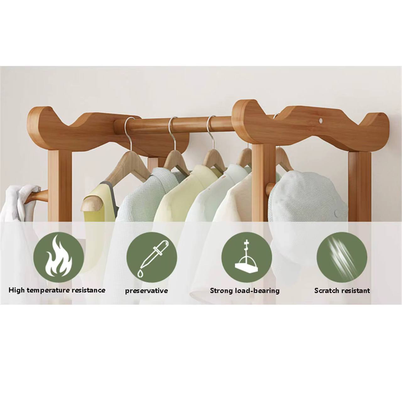 Multiple purposes cloth rack organizer