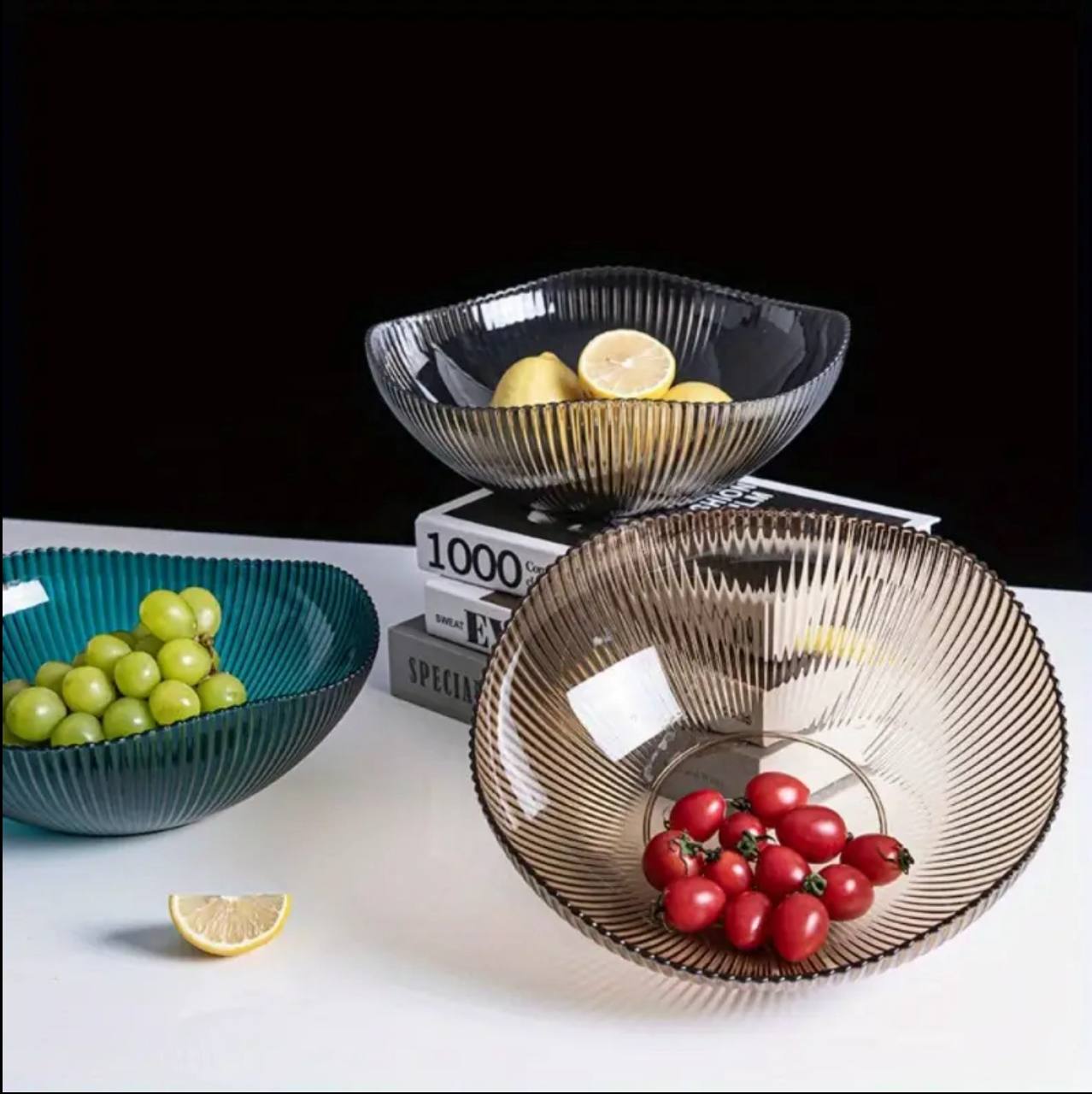High-quality melamine fruits platter / salad bowl