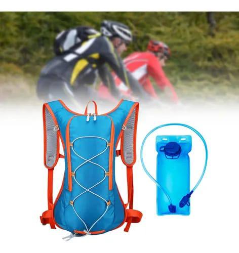 Lightweight hydration backpack with bladder