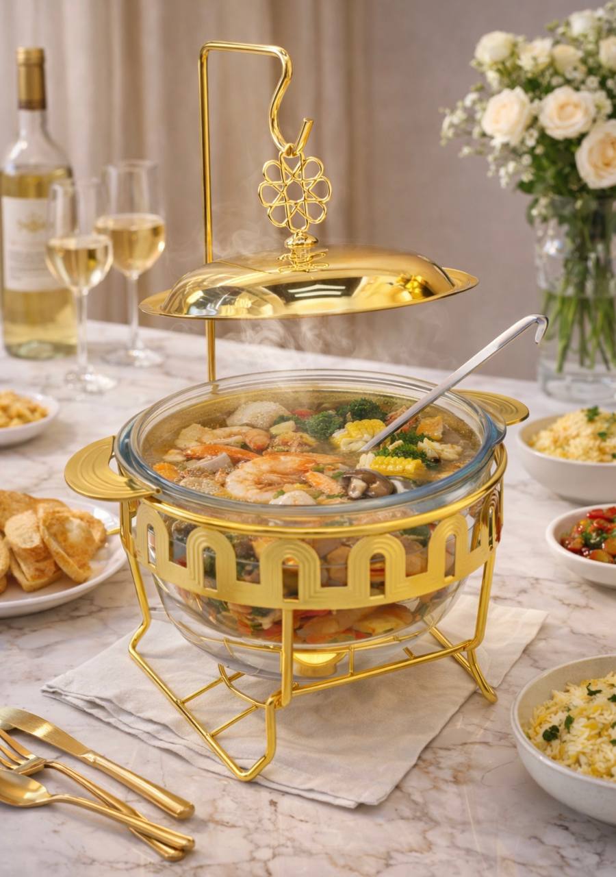 Modern Table top Chaffing dish / Food warmer.