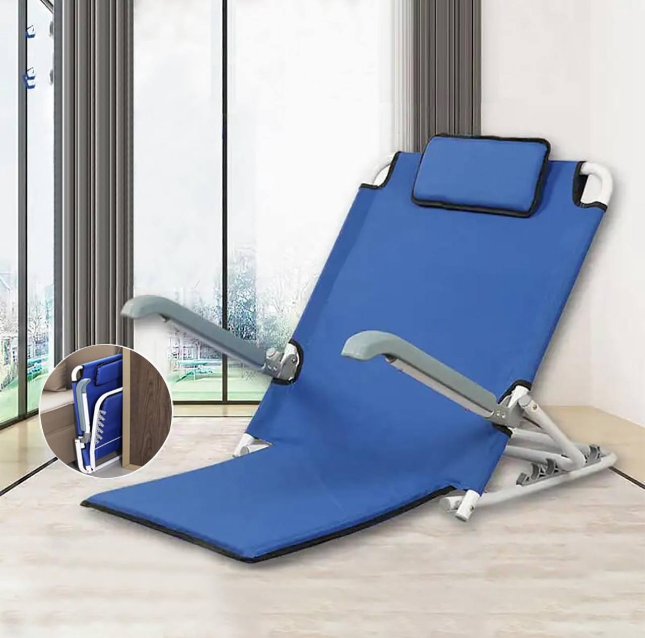 Multiple purposes simple creative Adjustable Bed Backrest with arms