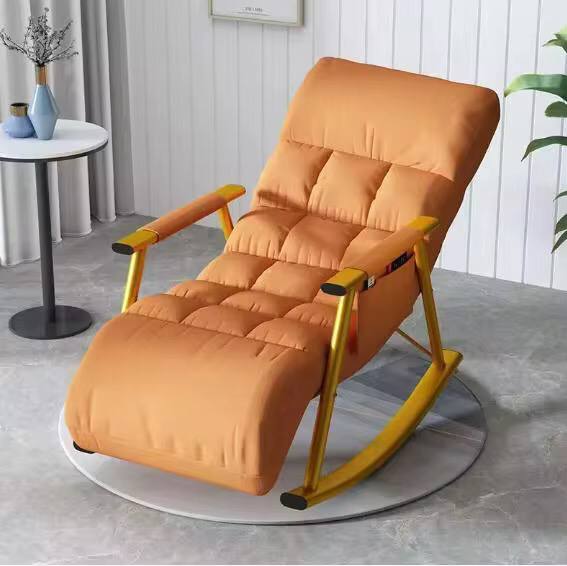 Leisure Rocking Chair,Gliding Recliner Rocking Chair Indoor Padded Seat,High Backrest Armchair,for Bedroom,Living Room