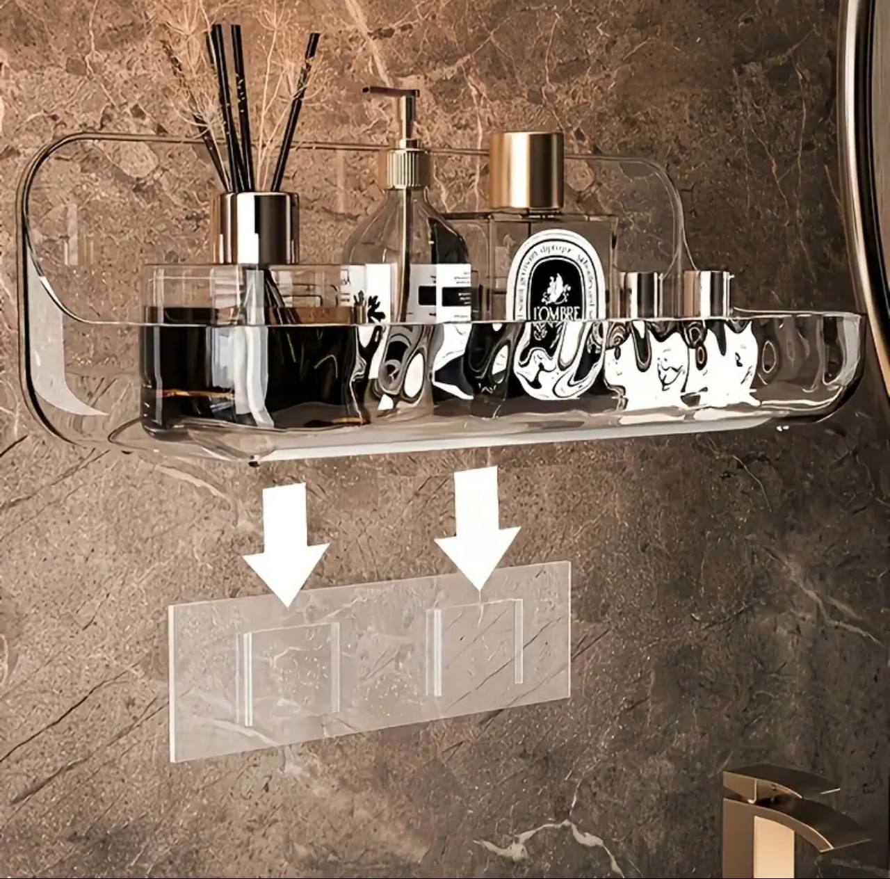 Acrylic Wall-Mounted Shelf