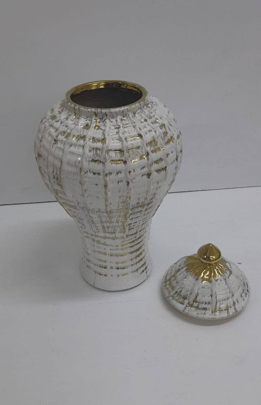 CERAMIC NORDIC ginger flower vase